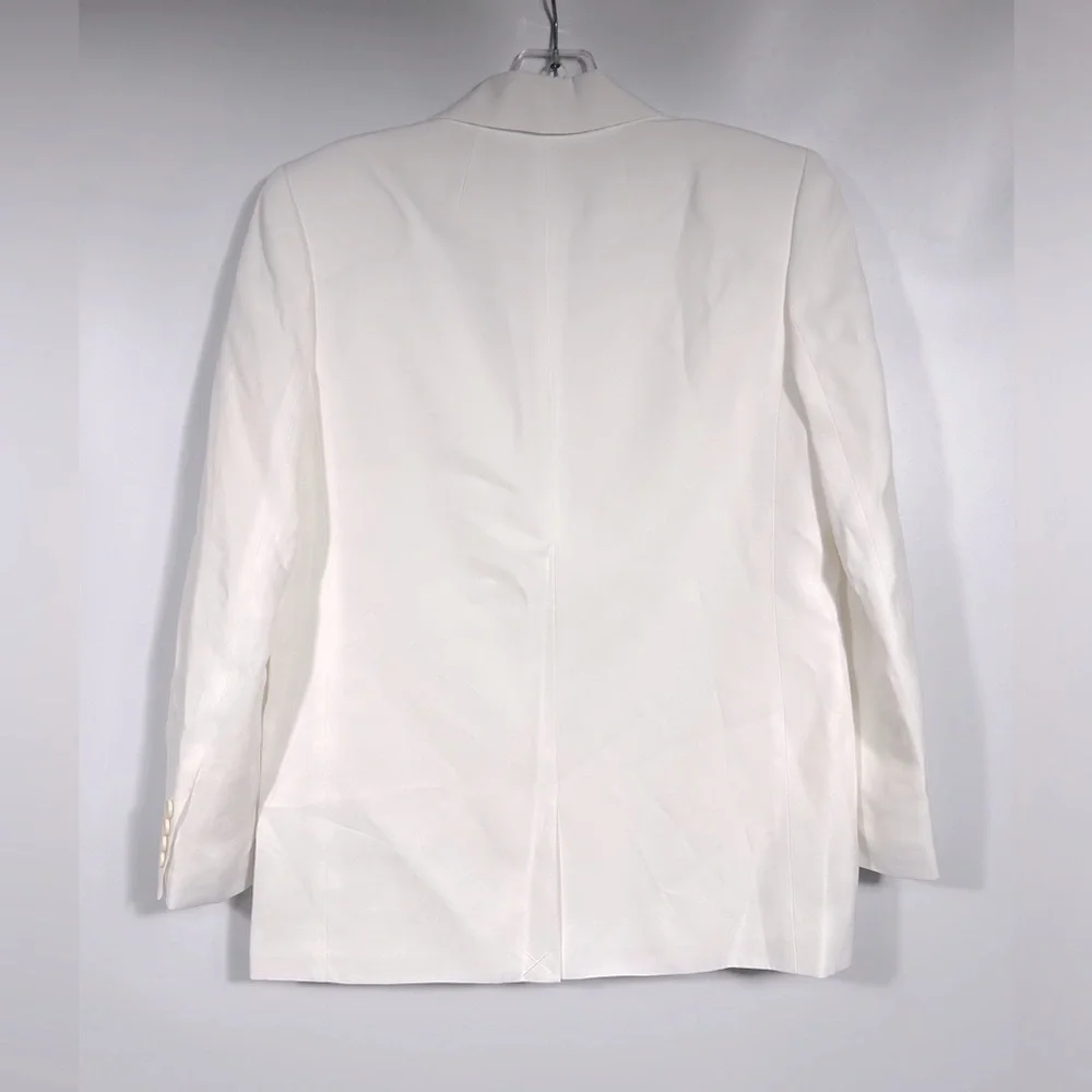 NEW J.Crew Tuxedo blazer in drapey viscose Size 0 White